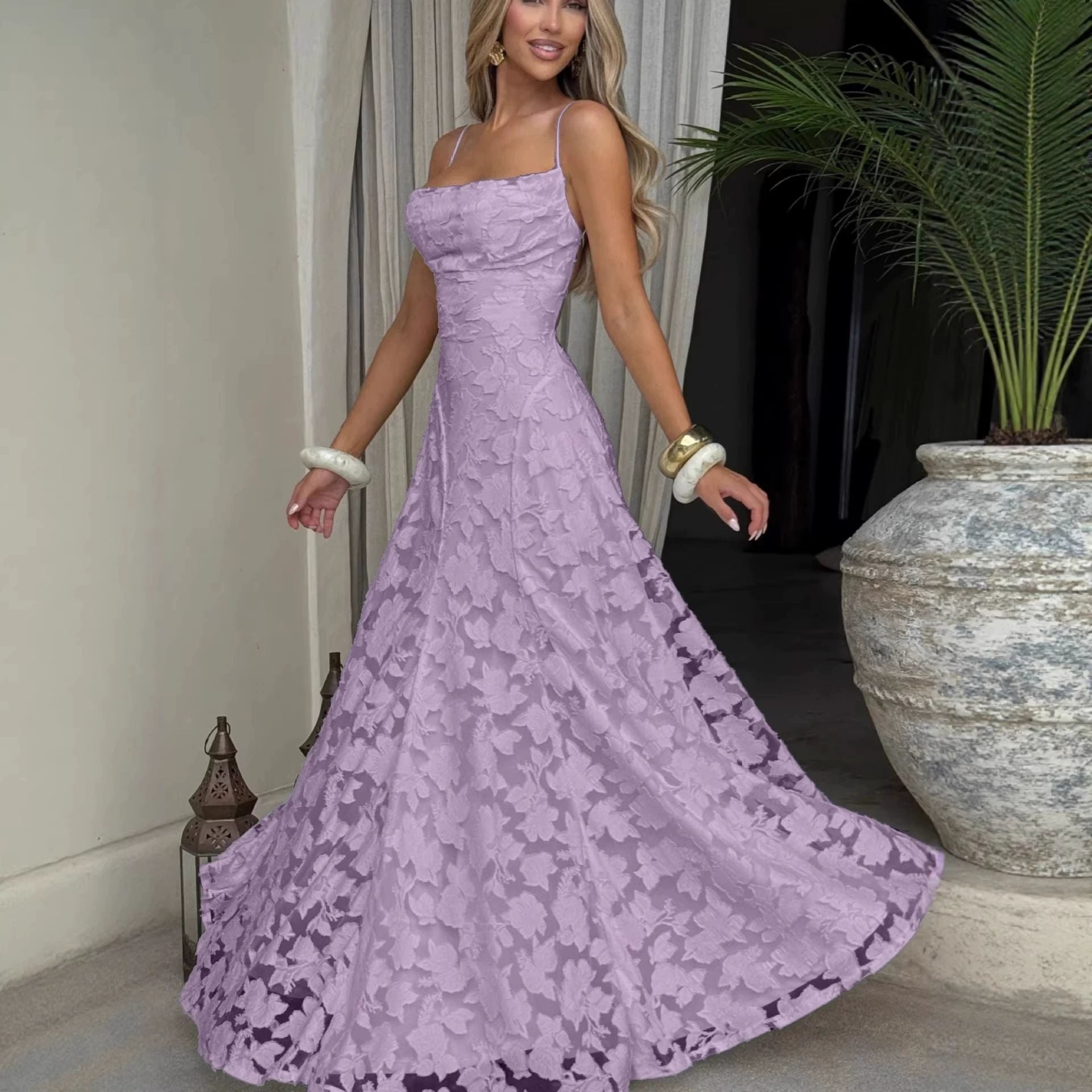 Women's Boho Maxi Dress – Relaxed and Trendy Style - Rimeen.com