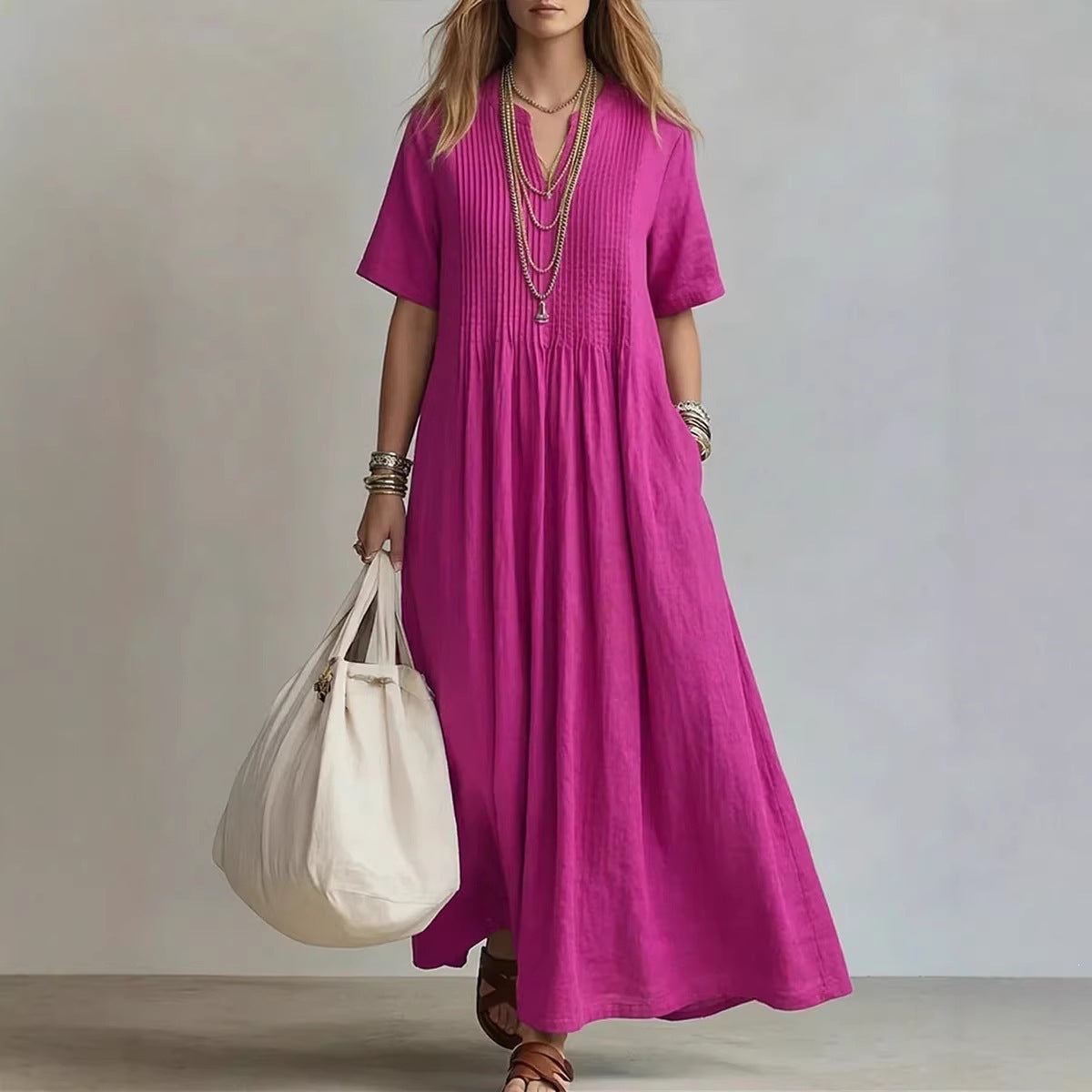 Stylish Women's Summer Dress – Comfortable and Breathable - Rimeen.com
