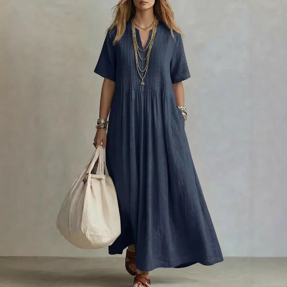 Stylish Women's Summer Dress – Comfortable and Breathable - Rimeen.com